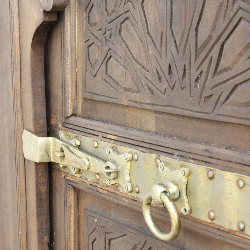 Pair Of Egyptian Carved Doors