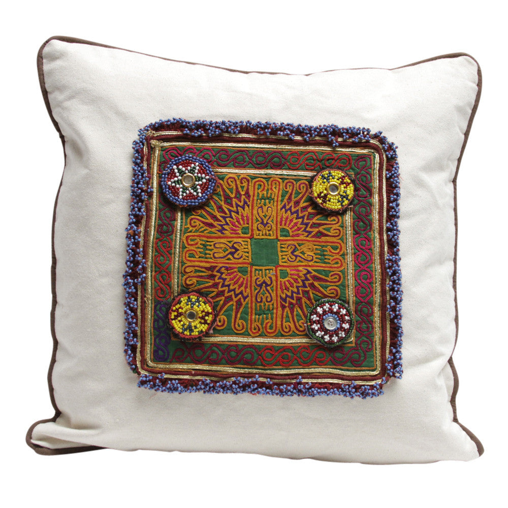 Surajmukhi Chakla Pillow