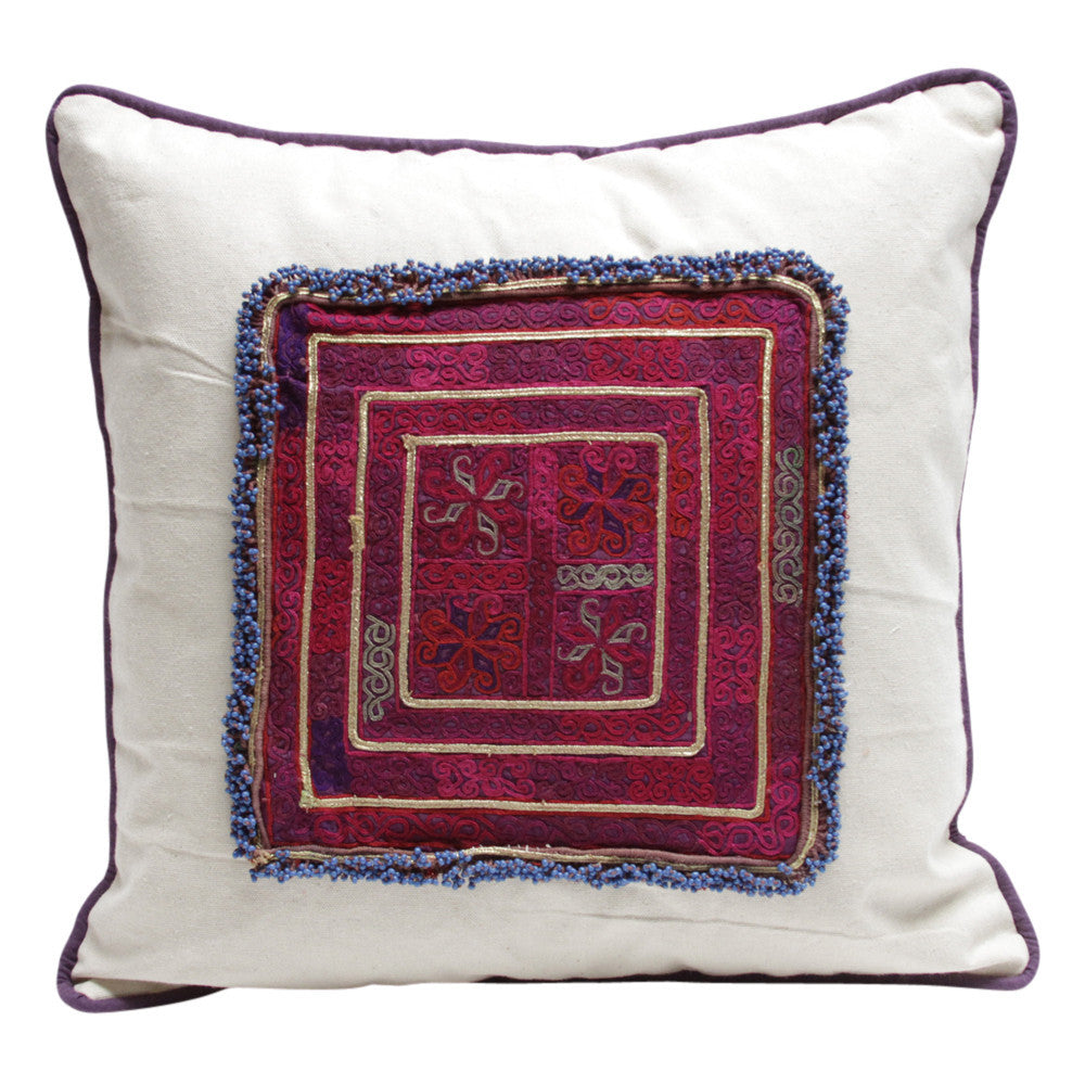 Gulabi Chakla Pillow