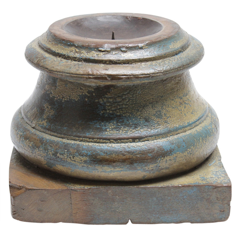 Round Architectural Candle Holder