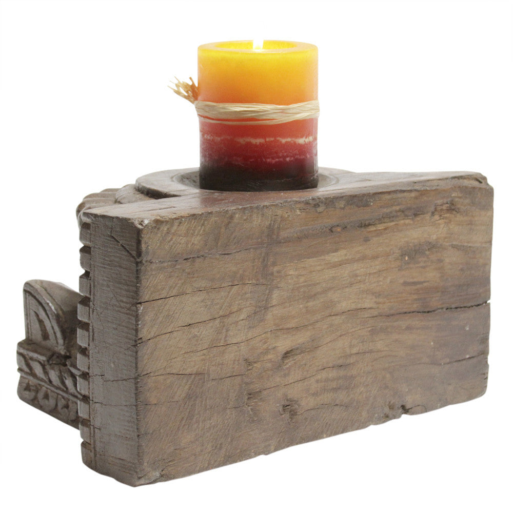 Tribal Architectural Candle Holder
