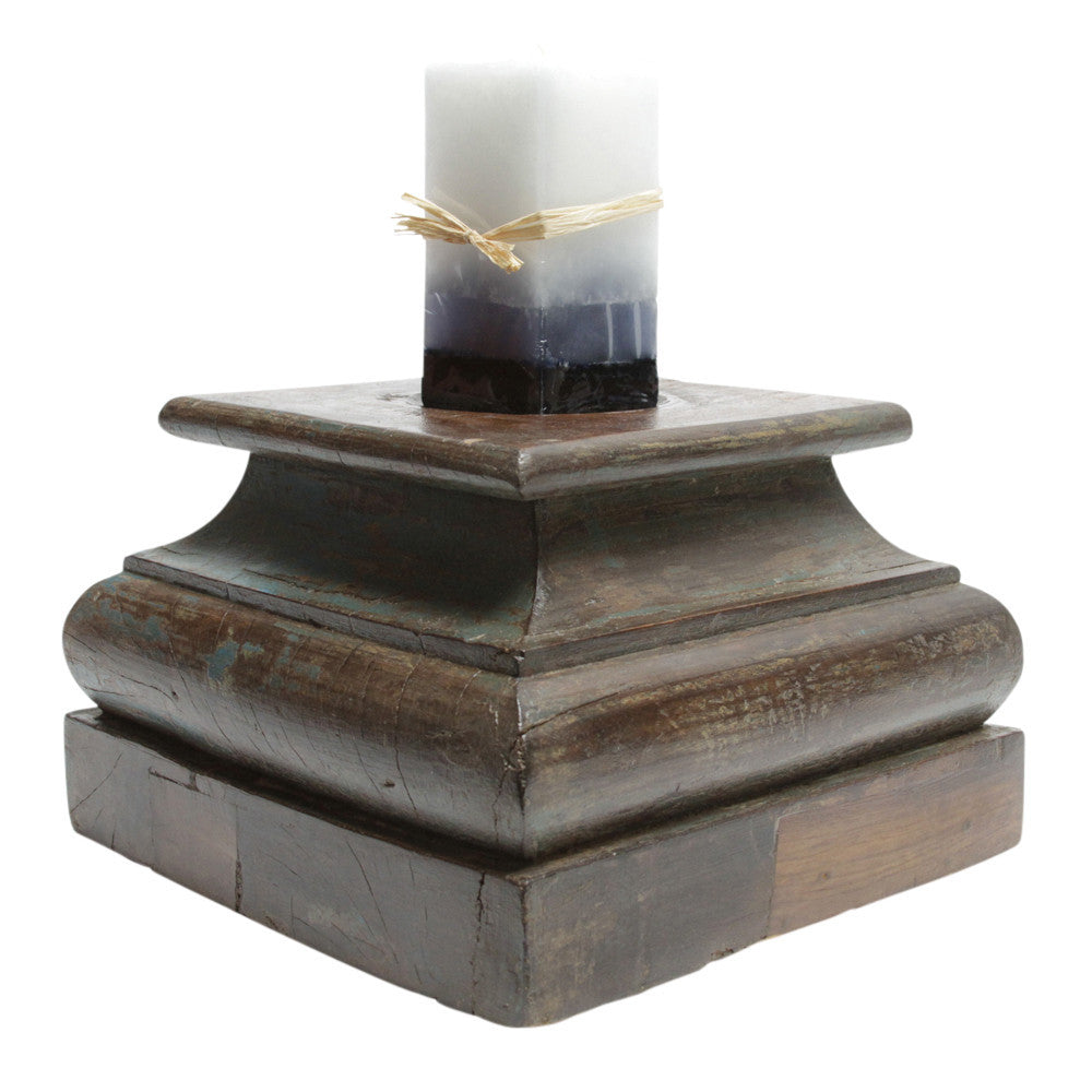 Faded Architectural Candle Holder
