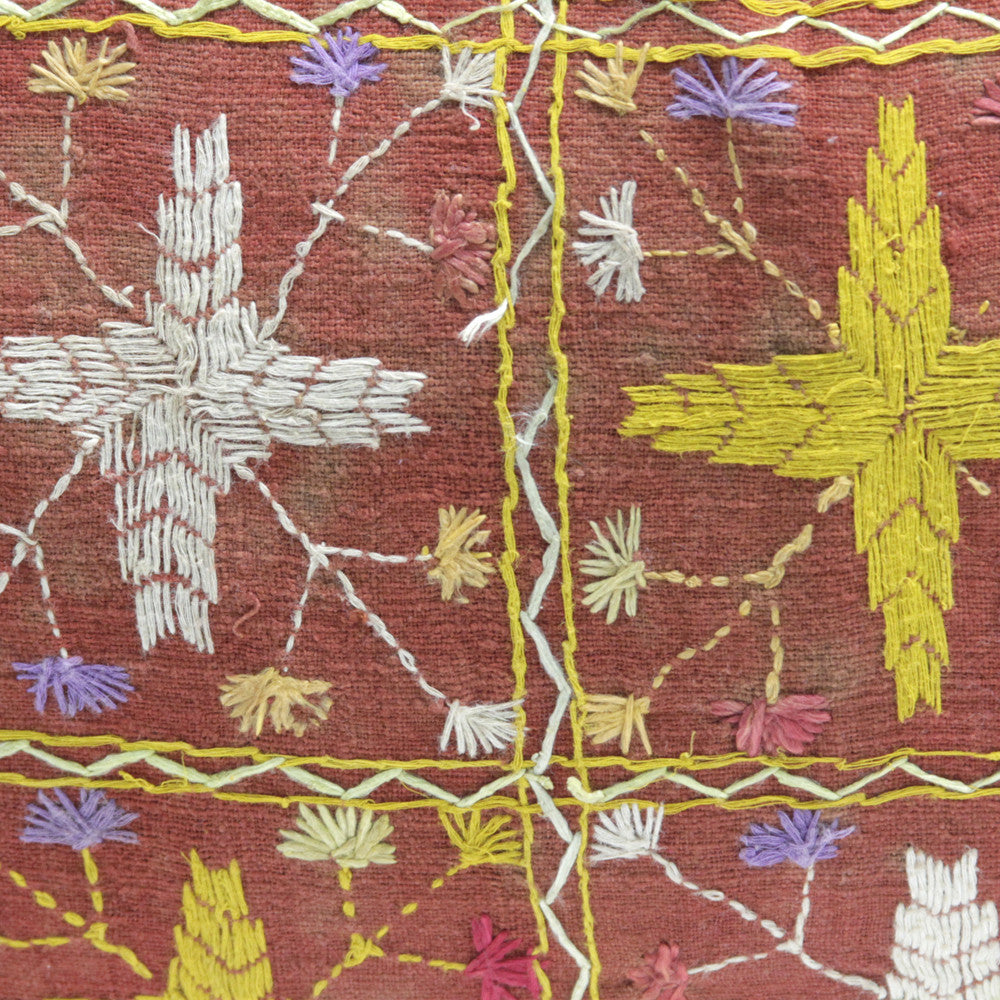 Bagh Phulkari Pillow (Lumbar)