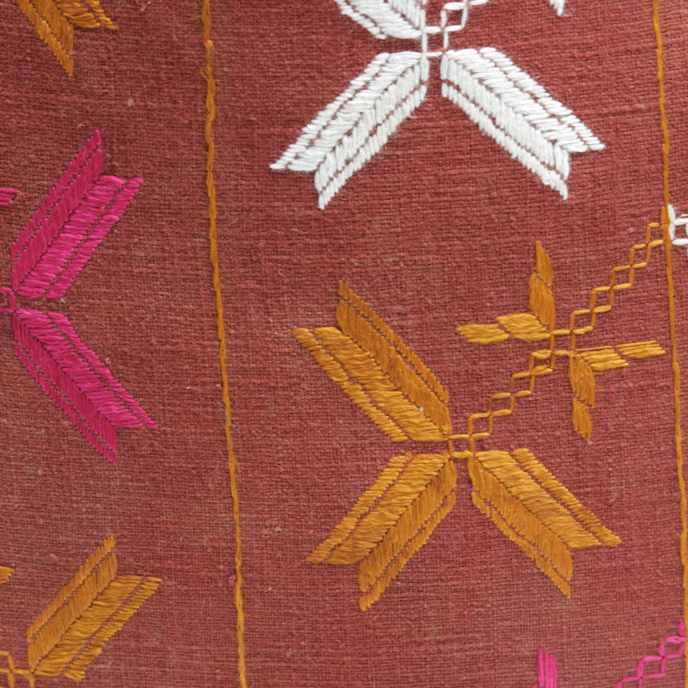 Bagh Phulkari Pillow (square)