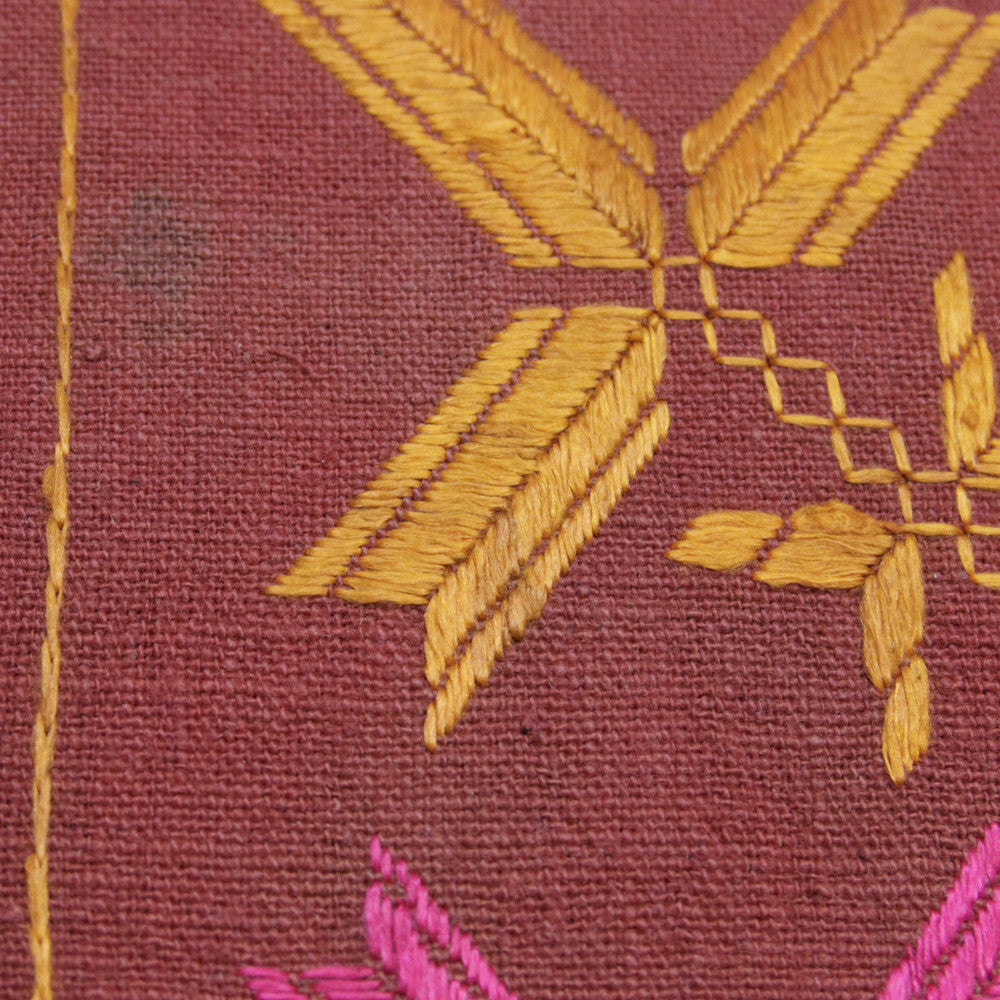 Bagh Phulkari Pillow (square)