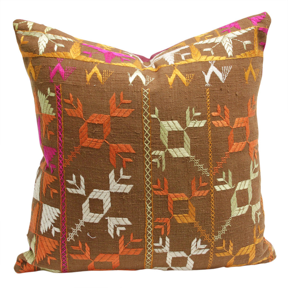 Bagh Phulkari Pillow (square)