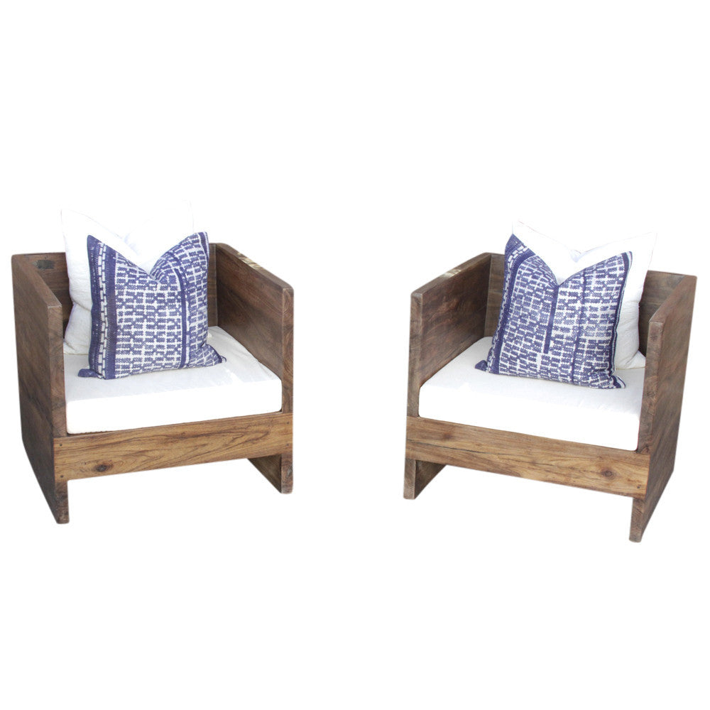 Reclaimed Teak Club Chair