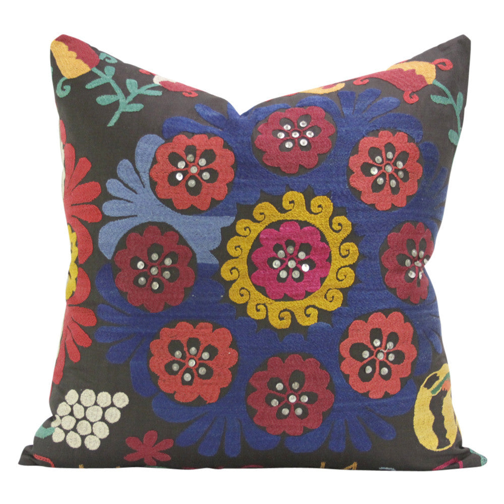 Manipura Suzani Square Pillow