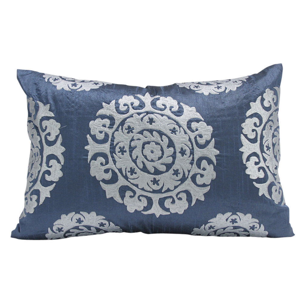 Midnight Blue Silk Suzani