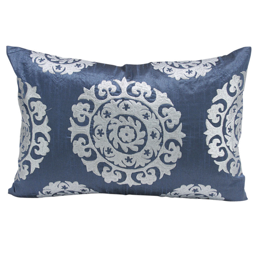 Midnight Blue Silk Suzani