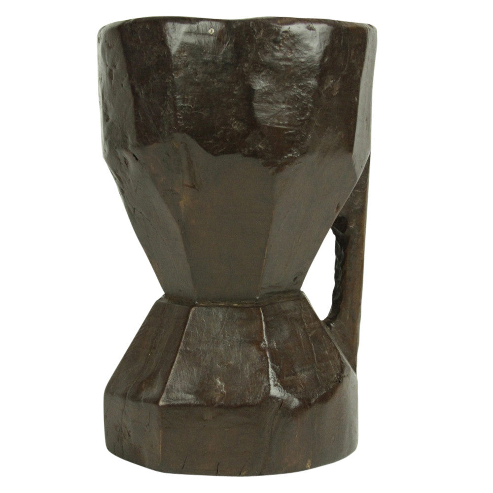 Naga Kharal Teak Grinder Pot