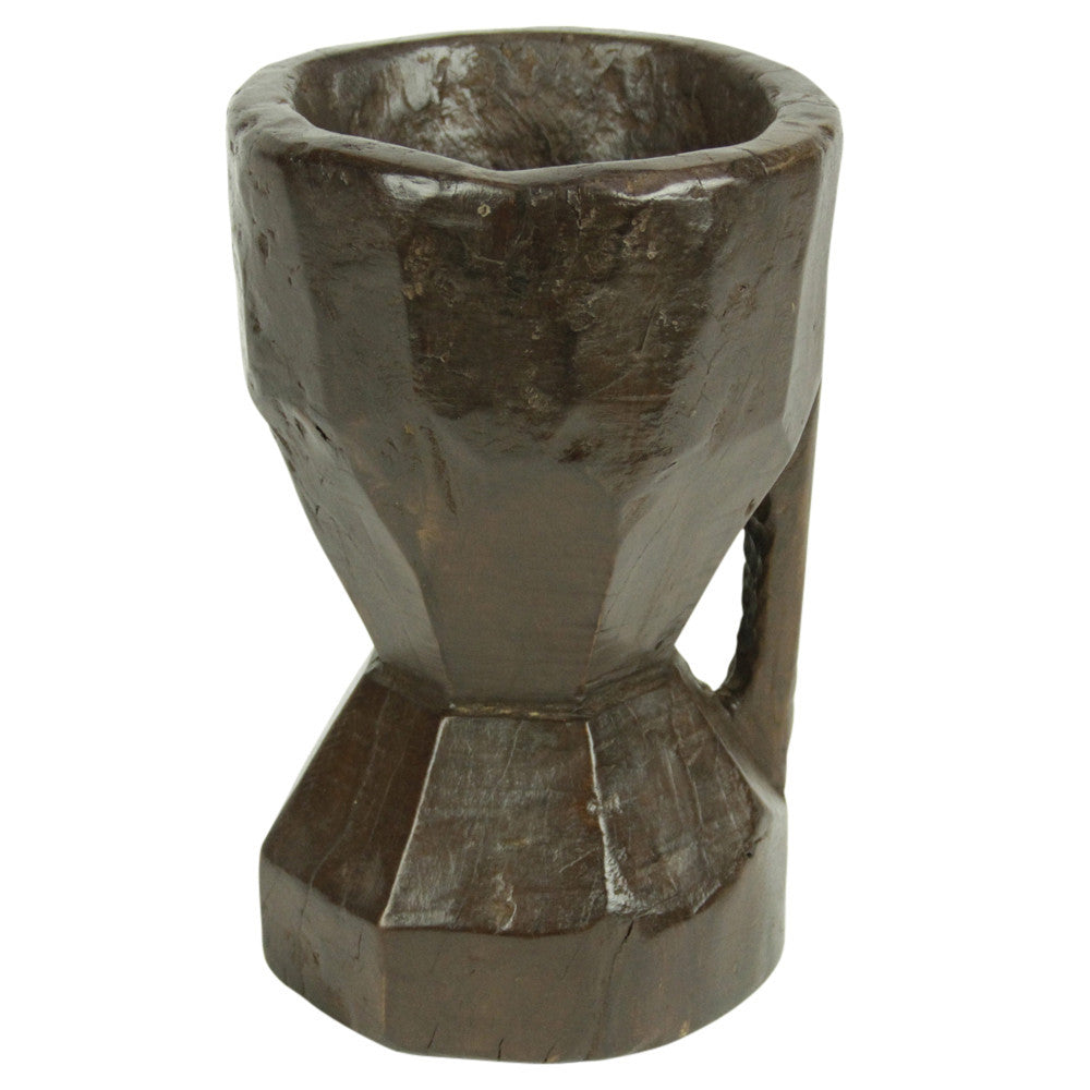 Naga Kharal Teak Grinder Pot