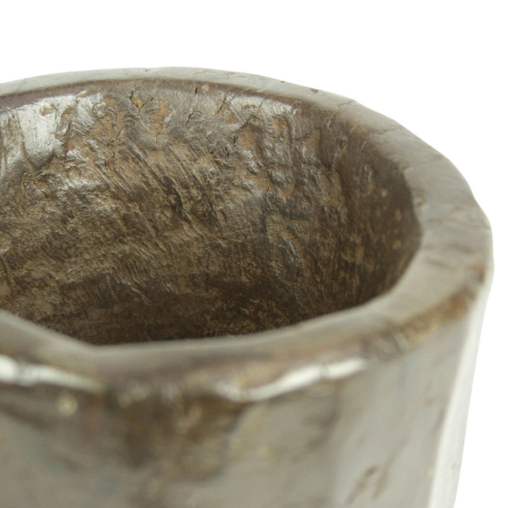 Naga Kharal Teak Grinder Pot