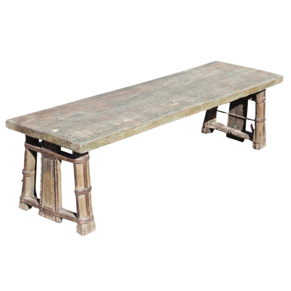 Painted Oxcart Table