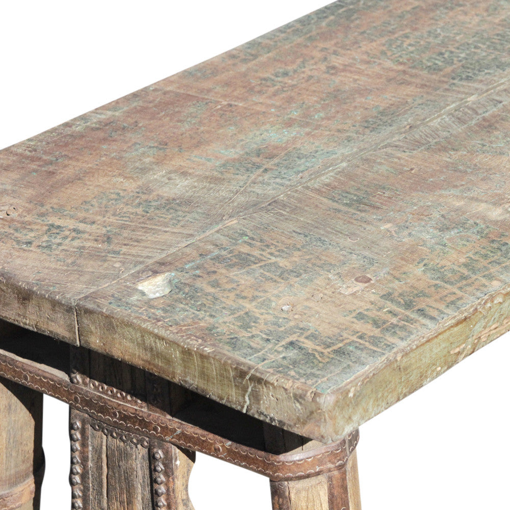 Painted Oxcart Table