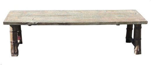 Painted Oxcart Table