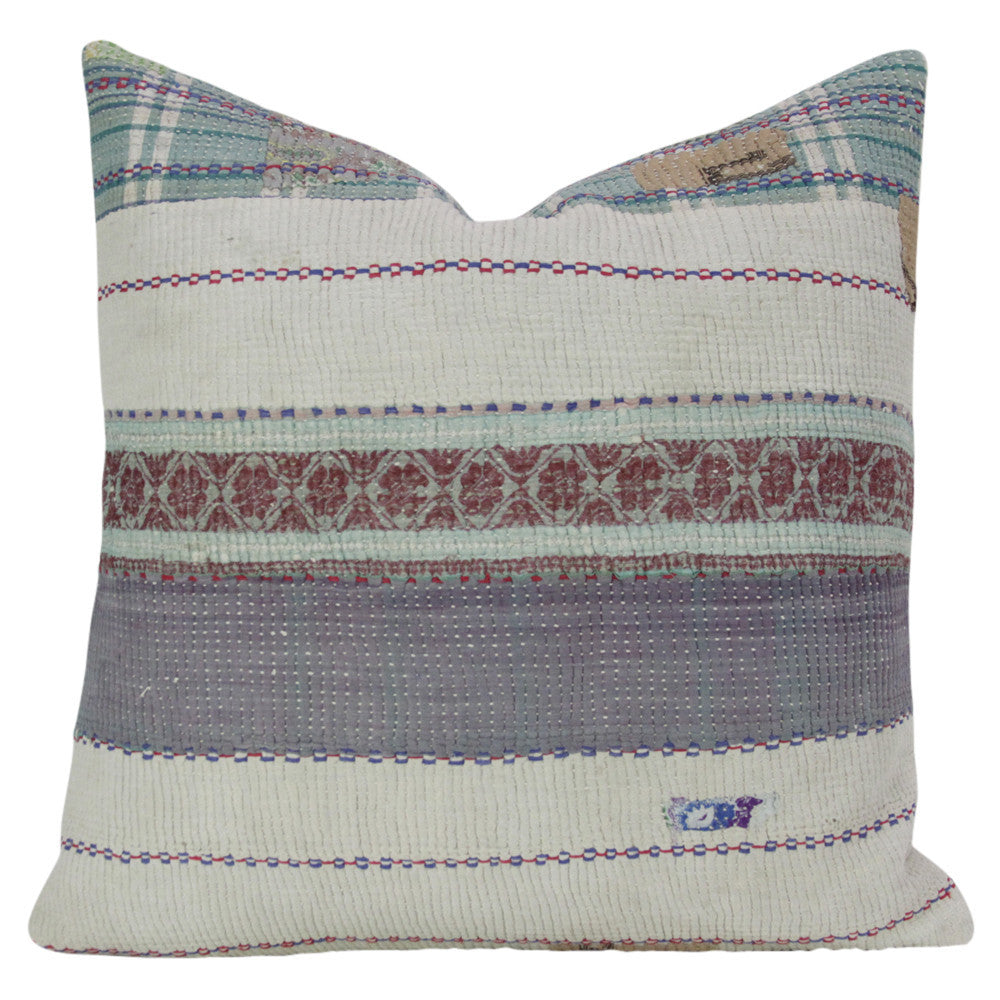 Pushp Bengal Kantha Pillow