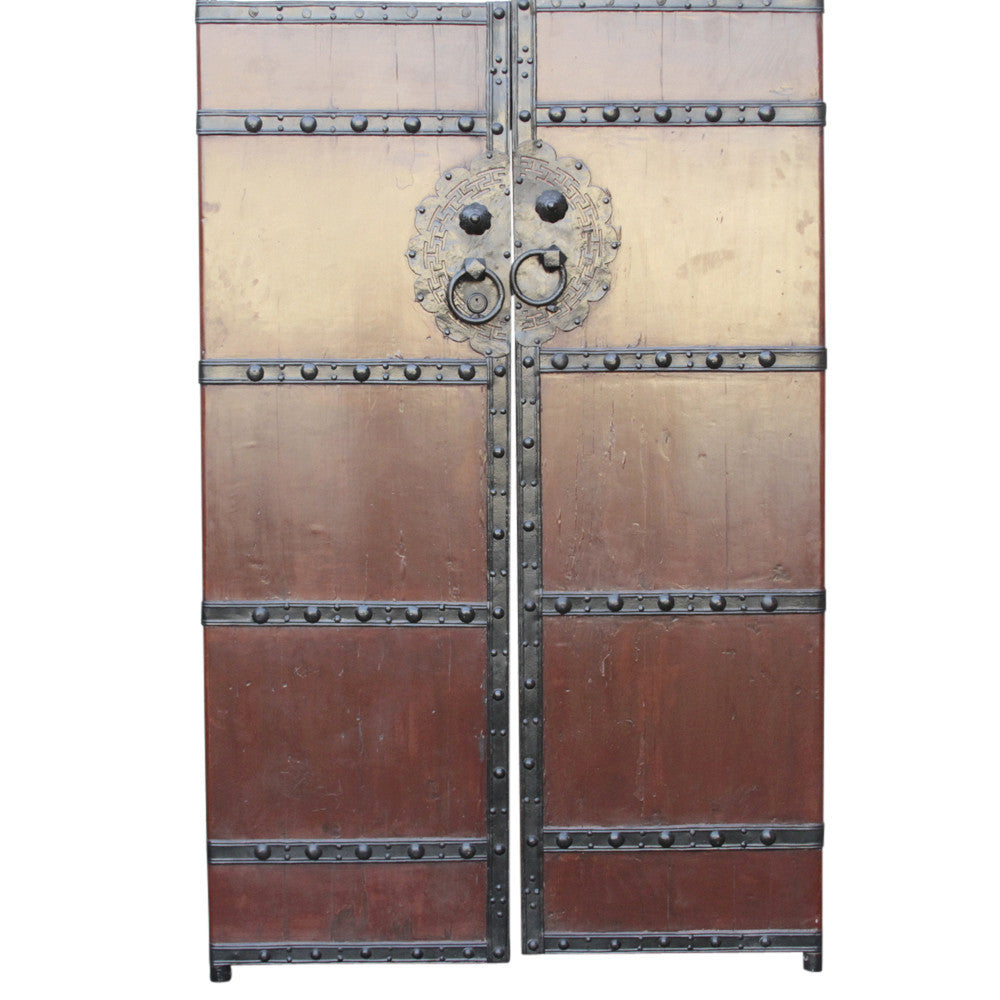 Red Lacquer Chinese Gate Doors