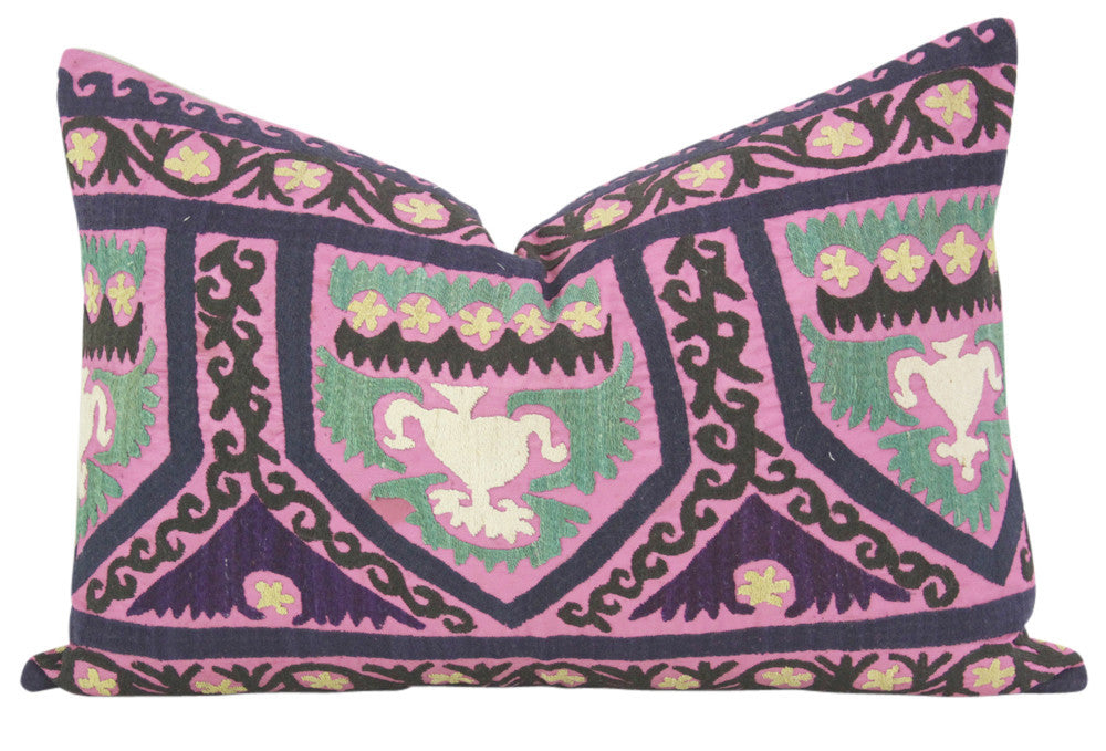 Regal Suzani Lumbar Pillow