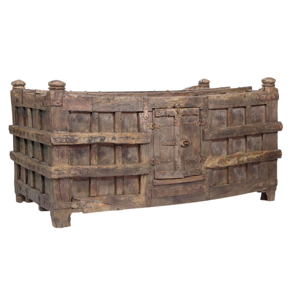 18th Century Primitive Oversize Tribal Chest