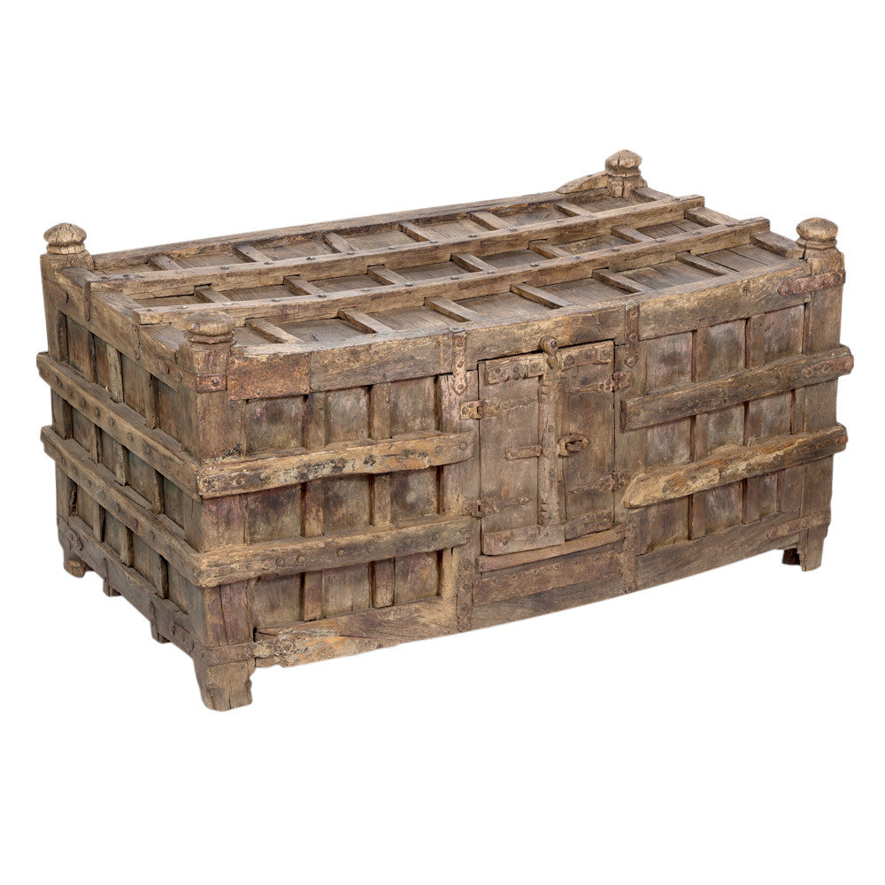 18th Century Primitive Oversize Tribal Chest