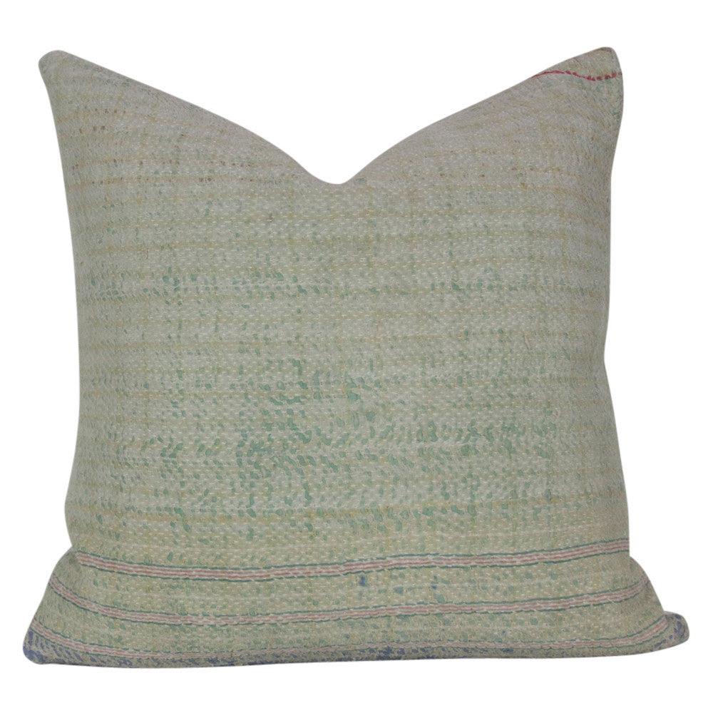 Speckled Bengal Kantha Pillow