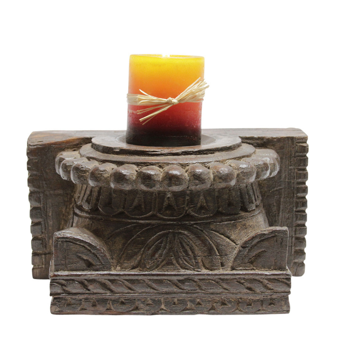 Tribal Architectural Candle Holder