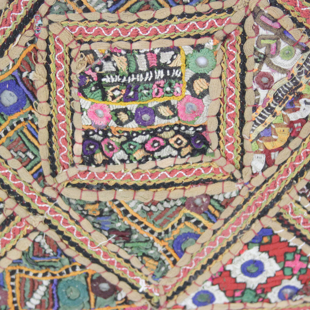 Patchwork Jaislmer Pillow