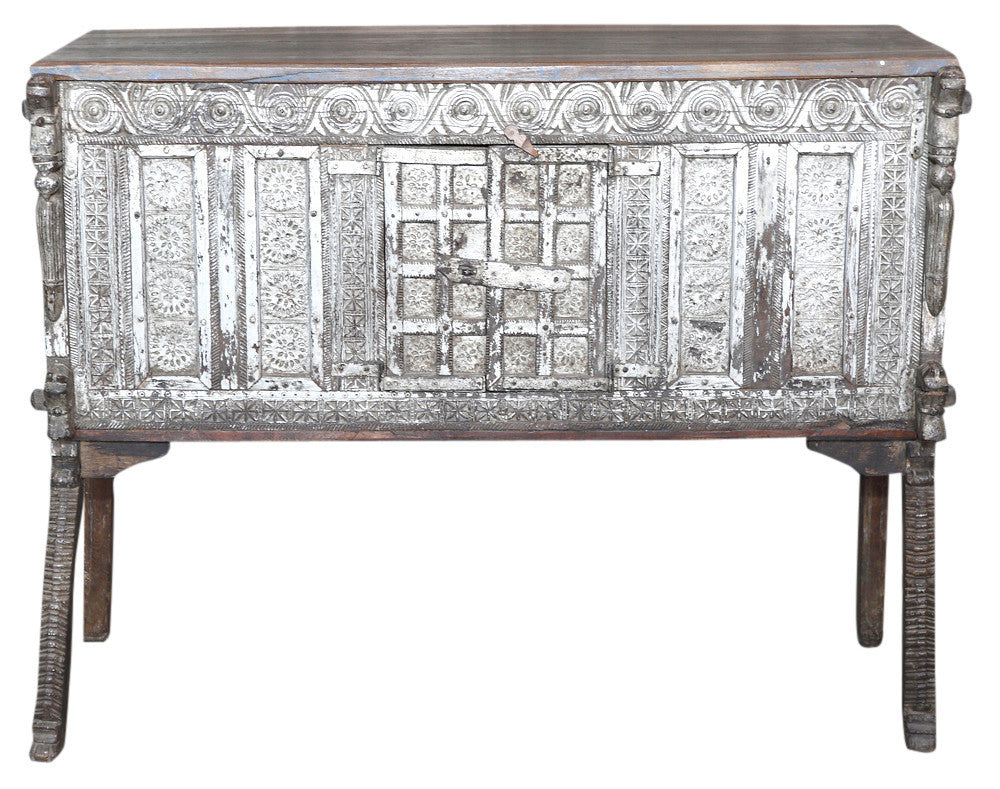Silver Tribal Damachiya Console