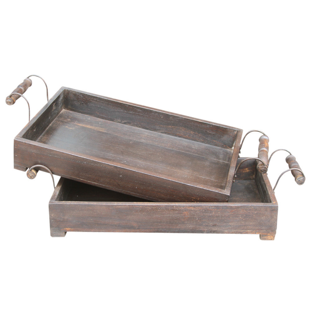 Vintage Tray With Handles