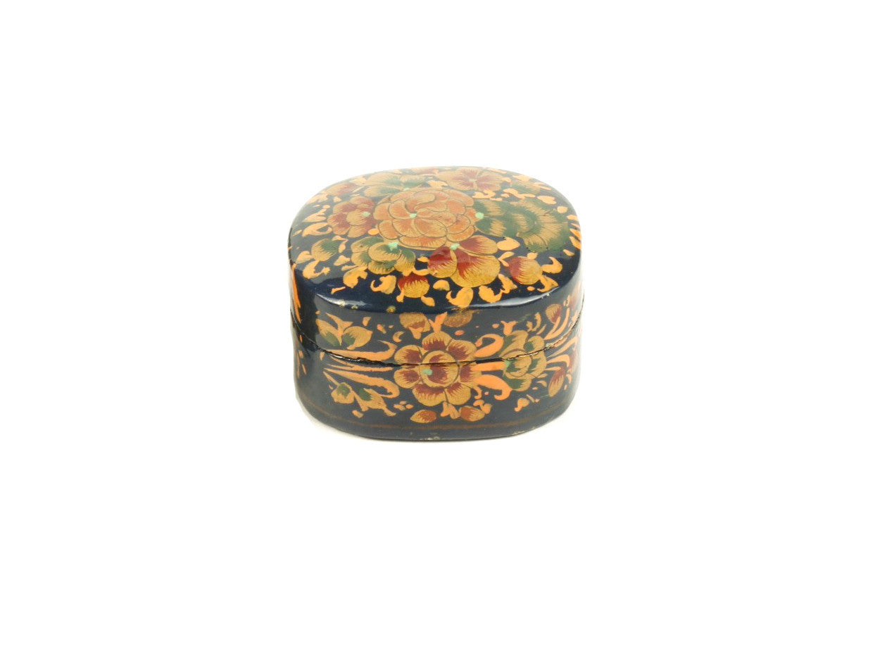 Phulkari Hand Painted Kashmiri Jewelry Box