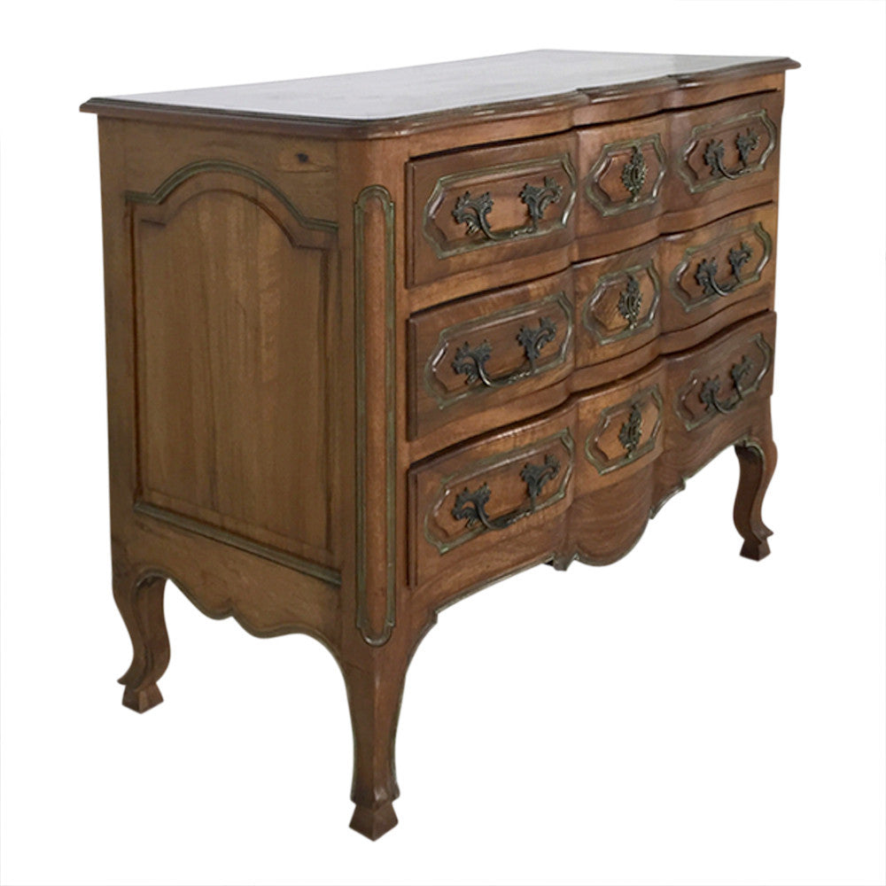 French Louis XV Style Walnut Dresser