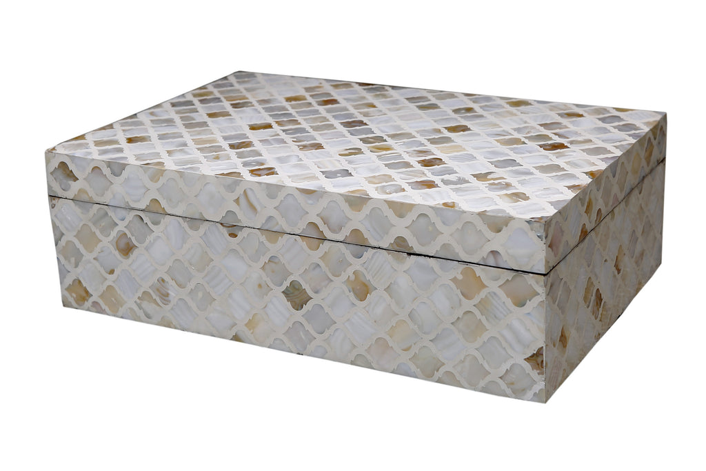 Mosaic Mother Of Pearl Inlay Box