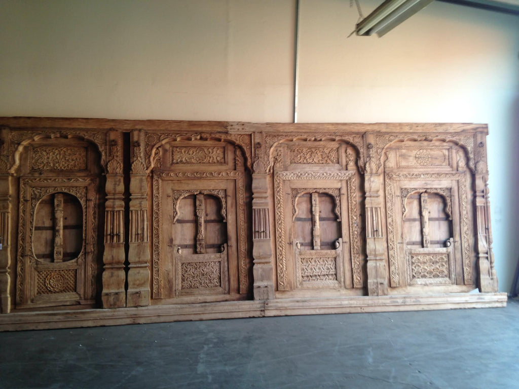 Imposing Antique Architectural Facade