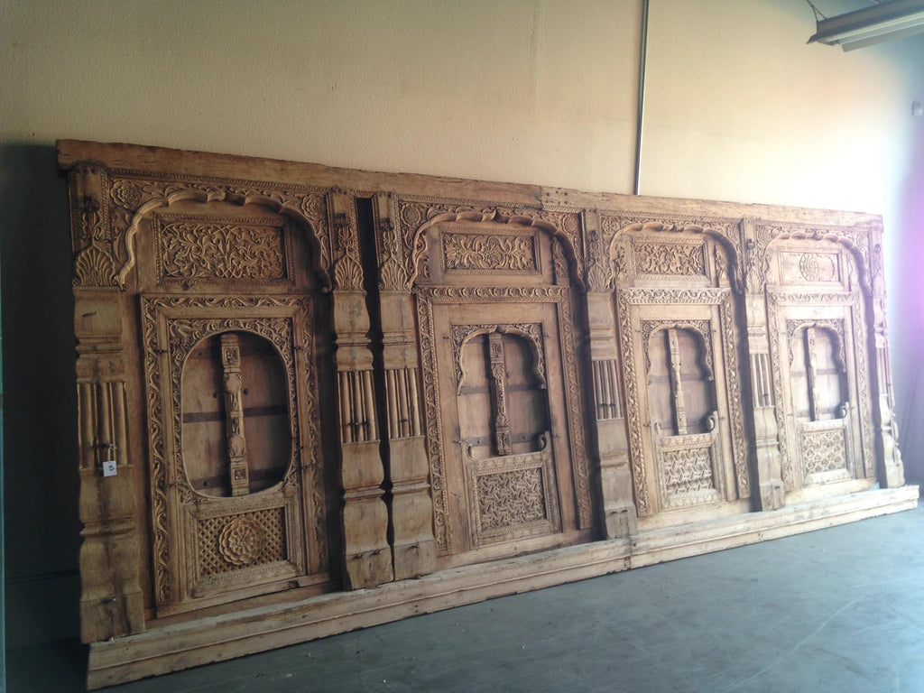 Imposing Antique Architectural Facade